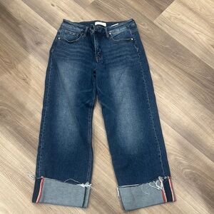 Risen Jean. NWOT. Inseam 25 when cuffed.